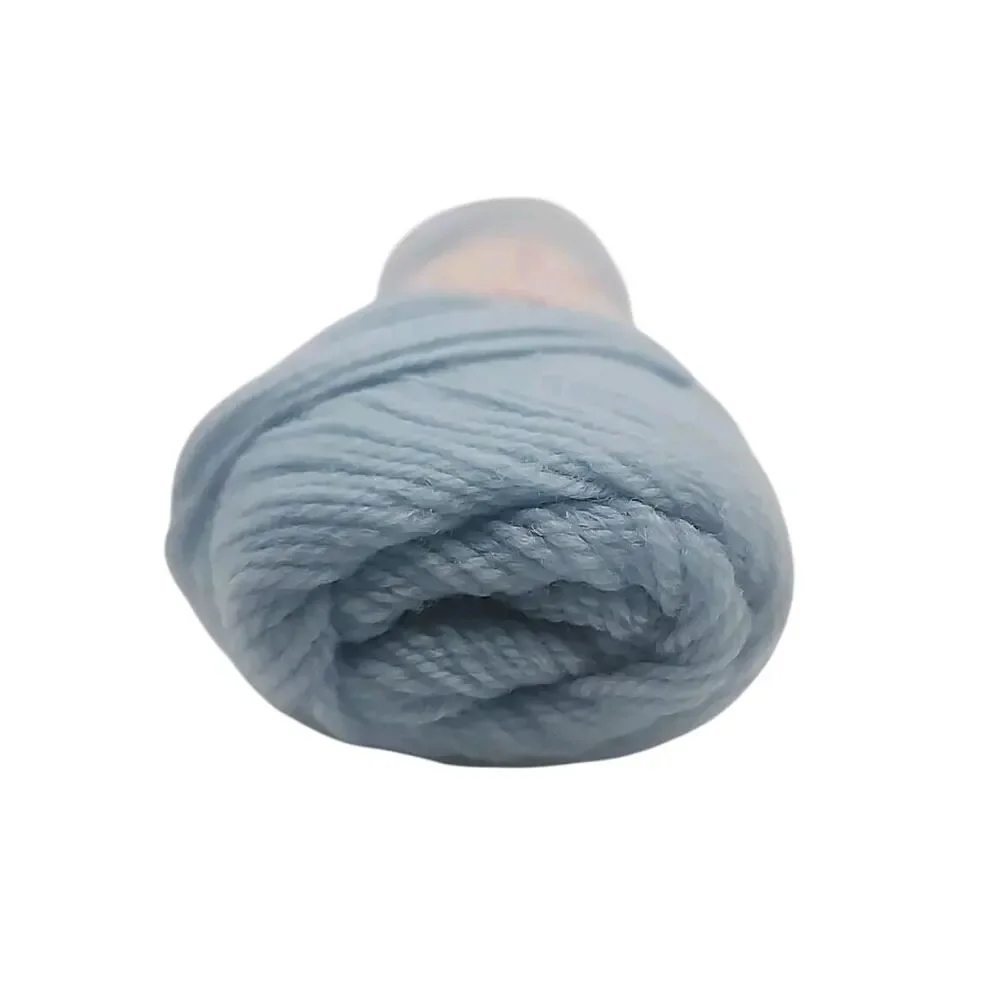 Vtg BERNAT Super Baby Wool Yarn Baby Blue 1 oz Worsted 100% Virgin Wool Lot 5544
